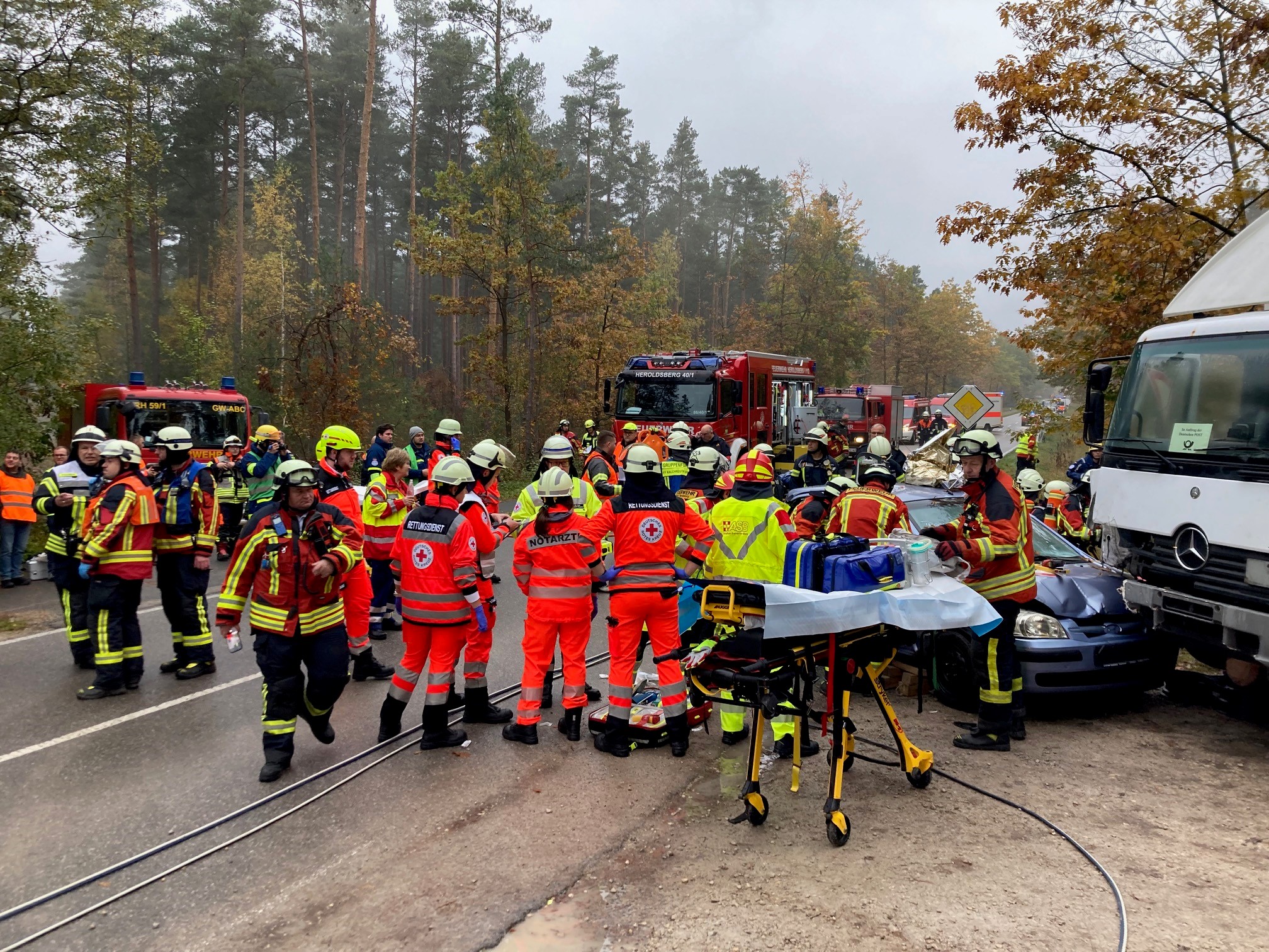 Katastrophenschutzübung „Rollendes Rad“ am 19. Oktober 2024