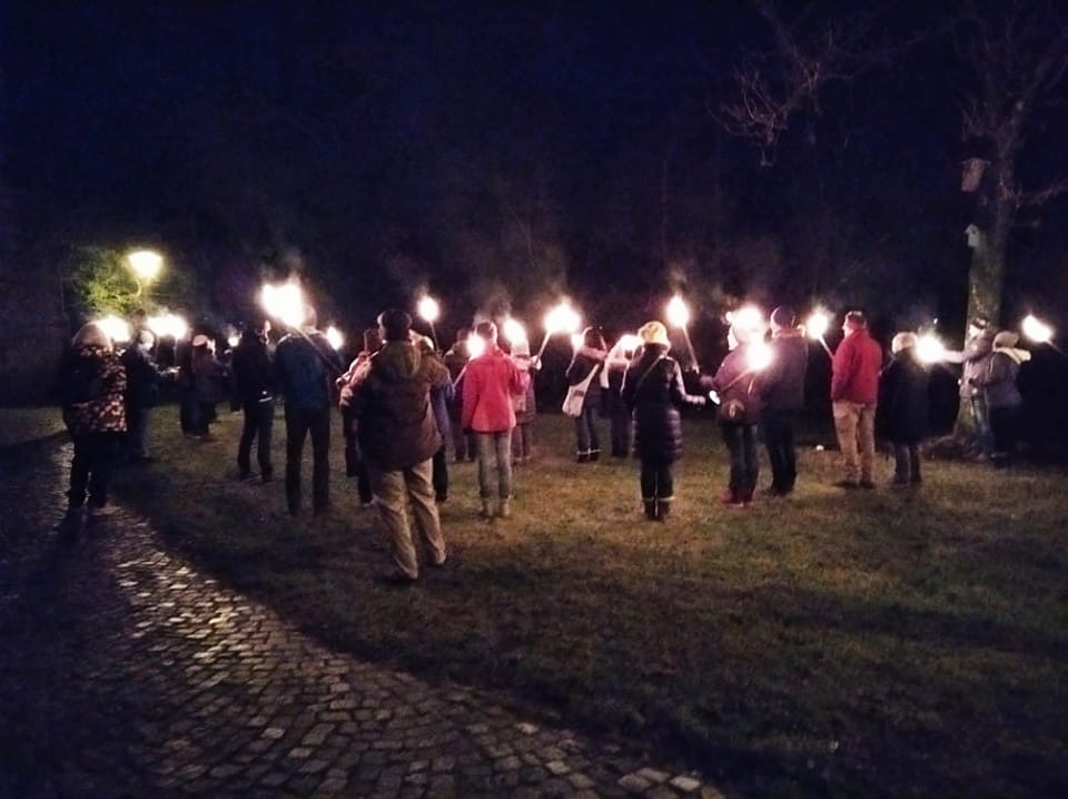 Geister und feurige Männer -  Fackelwanderung zur Raunacht